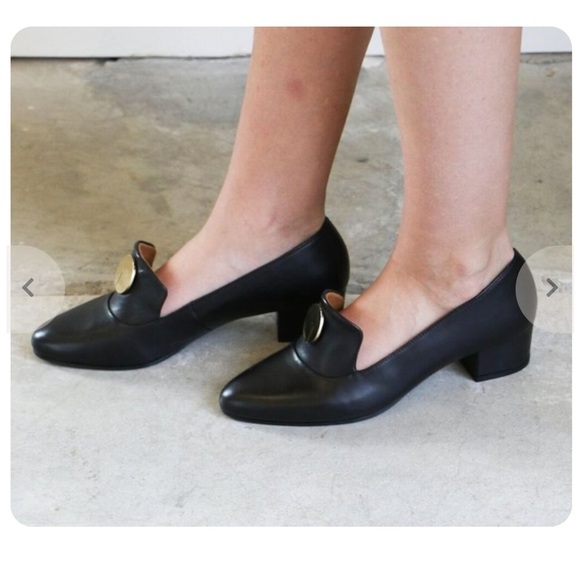 Anne Thomas Elisabeth Loafer Leather Black Shoes - Picture 3 of 12
